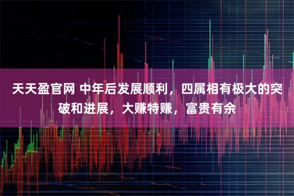 天天盈官网 中年后发展顺利，四属相有极大的突破和进展，大赚特赚，富贵有余